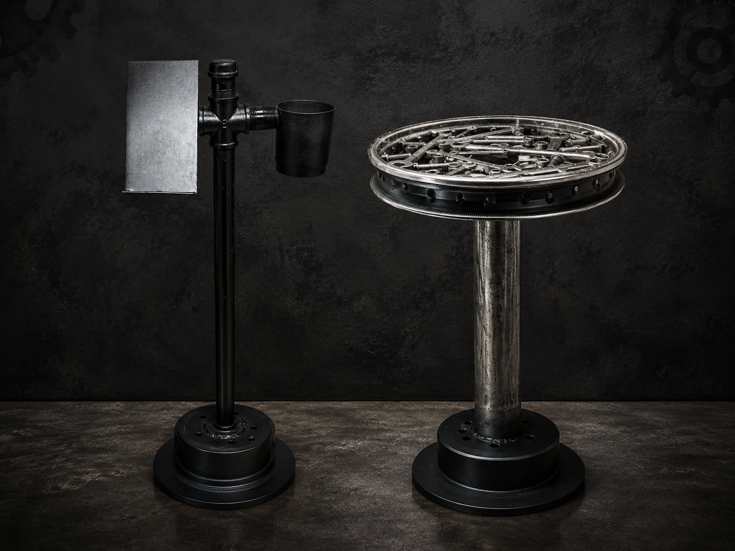 Hill Works LLC furniture including The Roadshow Client Caddy and Pit Stop Table