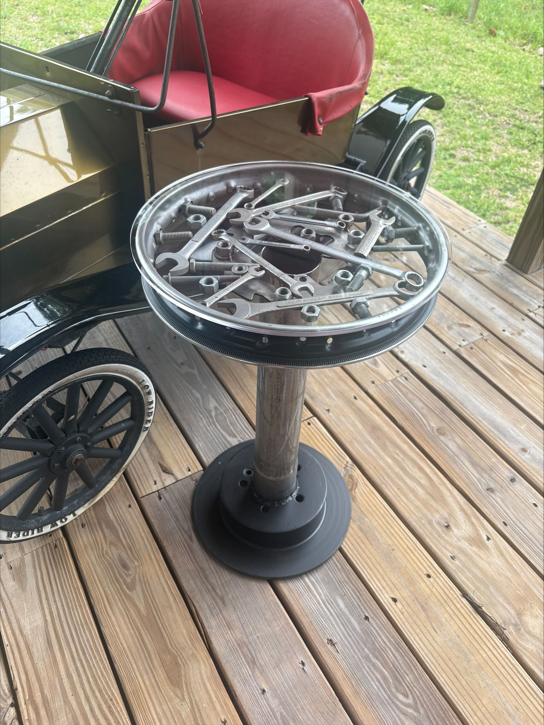 Pit Stop Table by Hill Works LLC