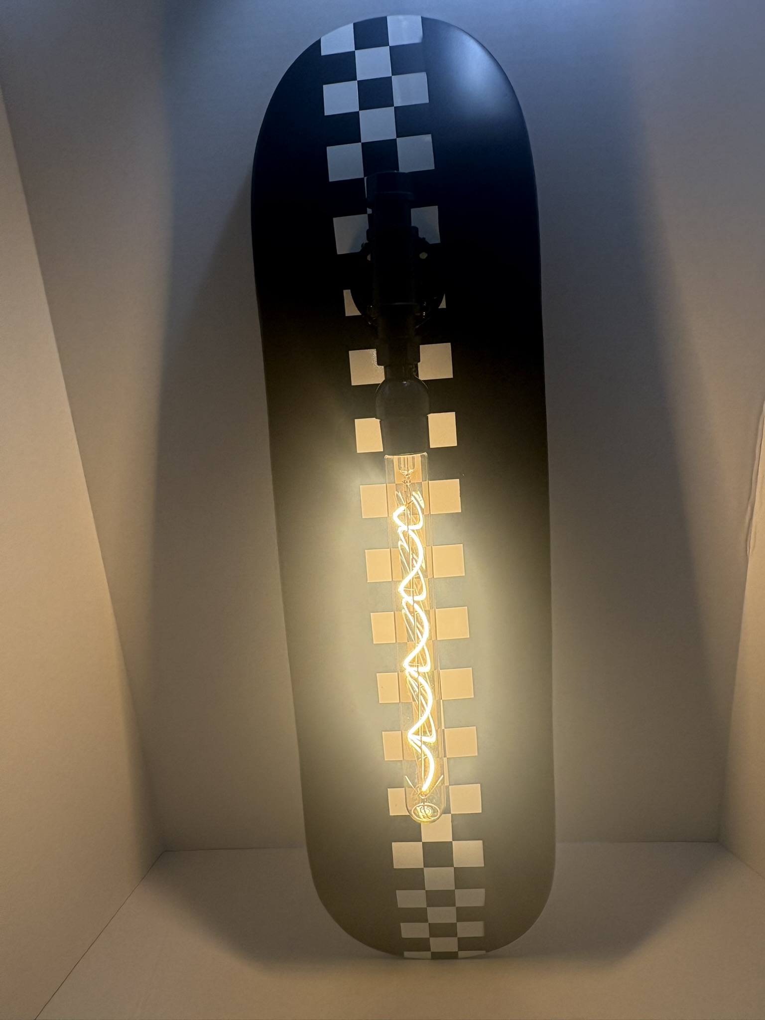 Checkered Deck Lamp by Wheelie Slow Customs